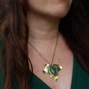 Collier Stone & Lórien's Leaf - Aventurine